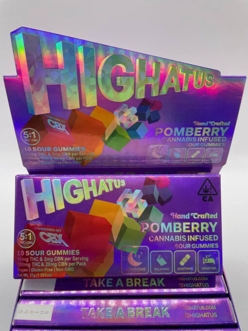 Highatus Edibles Sour Gummies