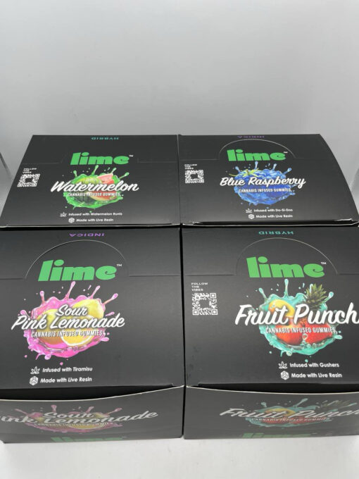 LIME LIVE RESIN GUMMIES – 100MG THC - Image 4