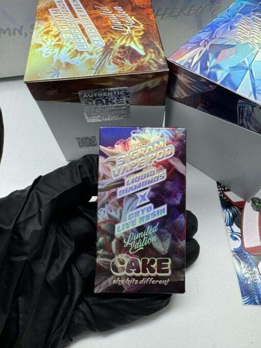 CAKE 3G DISPOSABLE – LIQUID DIAMONDS X CRYO LIVE RESIN