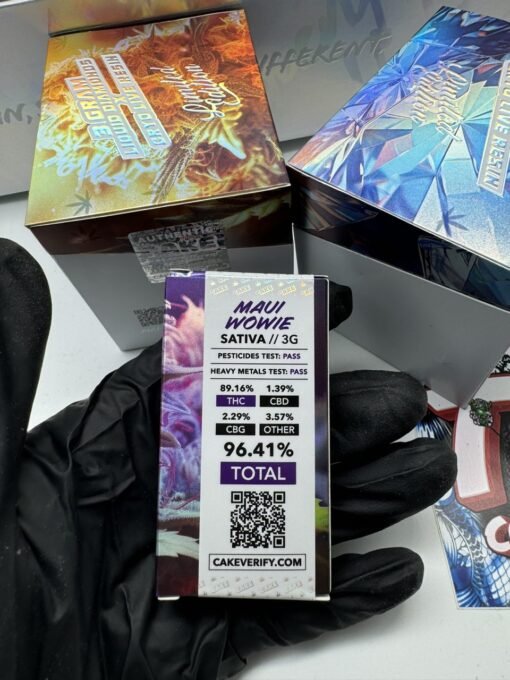 CAKE 3G DISPOSABLE – LIQUID DIAMONDS X CRYO LIVE RESIN - Image 2