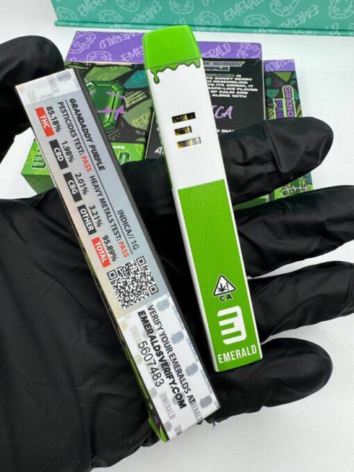 EMERALD 1G DISPOSABLE – LIVE RESIN + LIQUID DIAMOND - Image 2