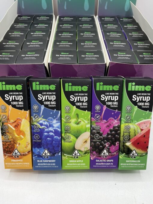 Lime Live Resin Thc Syrup 1000 MG - Image 3