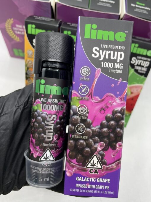 Lime Live Resin Thc Syrup 1000 MG