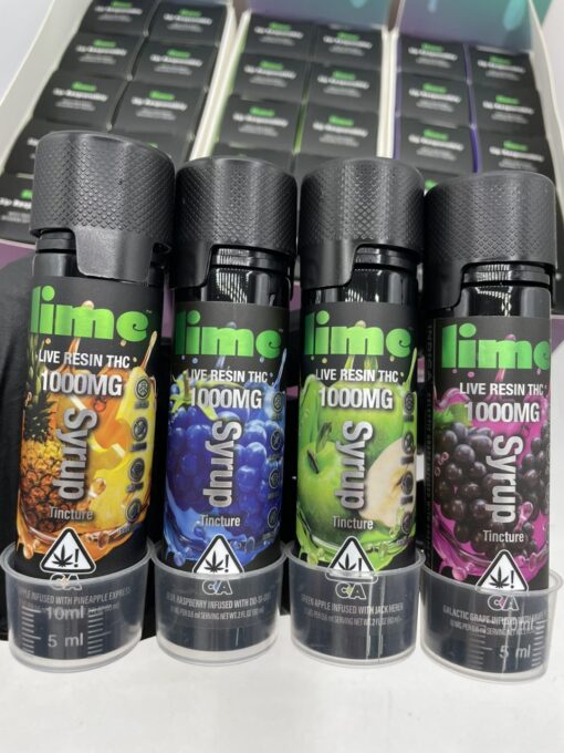 Lime Live Resin Thc Syrup 1000 MG - Image 2