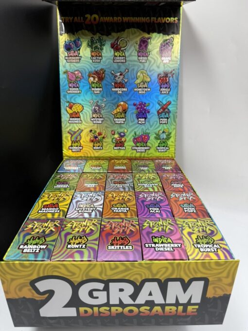 STONER STIX V3 2G DISPOSABLE + PRE ROLL – MELTED DIAMONDS + LIVE RESIN SAUCE - Image 5