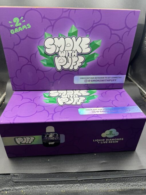 Smoke With Puff 2G Liquid Diamonds + Live Resin Disposable - Image 2