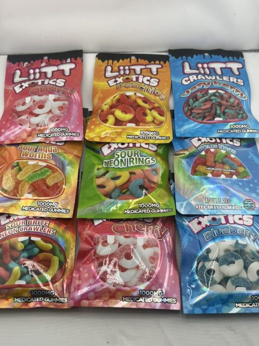 LITT EXOTICS EDIBLES 1000MG