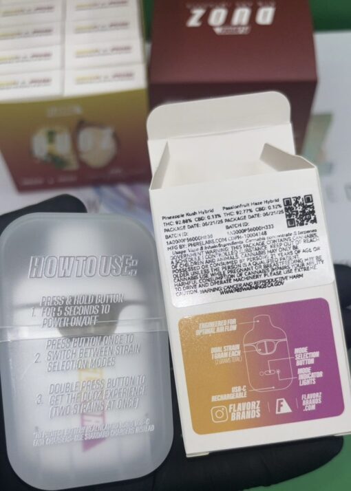 FLAVORZ DUOZ 2G DISPOSABLE – DUAL LIVE RESIN - Image 3