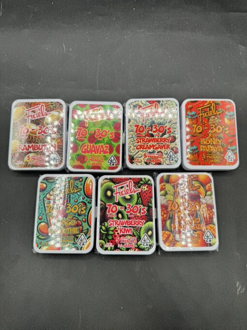 FIDELS 70-30’S PRE ROLLS – 5 CANNABIS INFUSED PREROLLS – 3.5G - Image 3